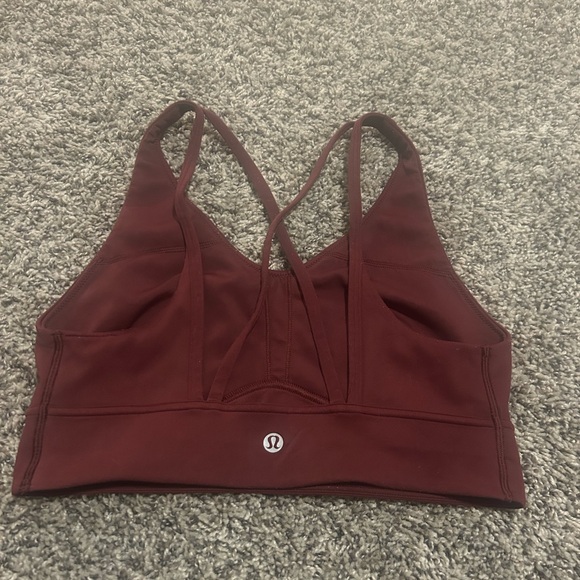 Lululemon In Alignment Longline Sports Bra - Size 8 - Picture 5 of 9